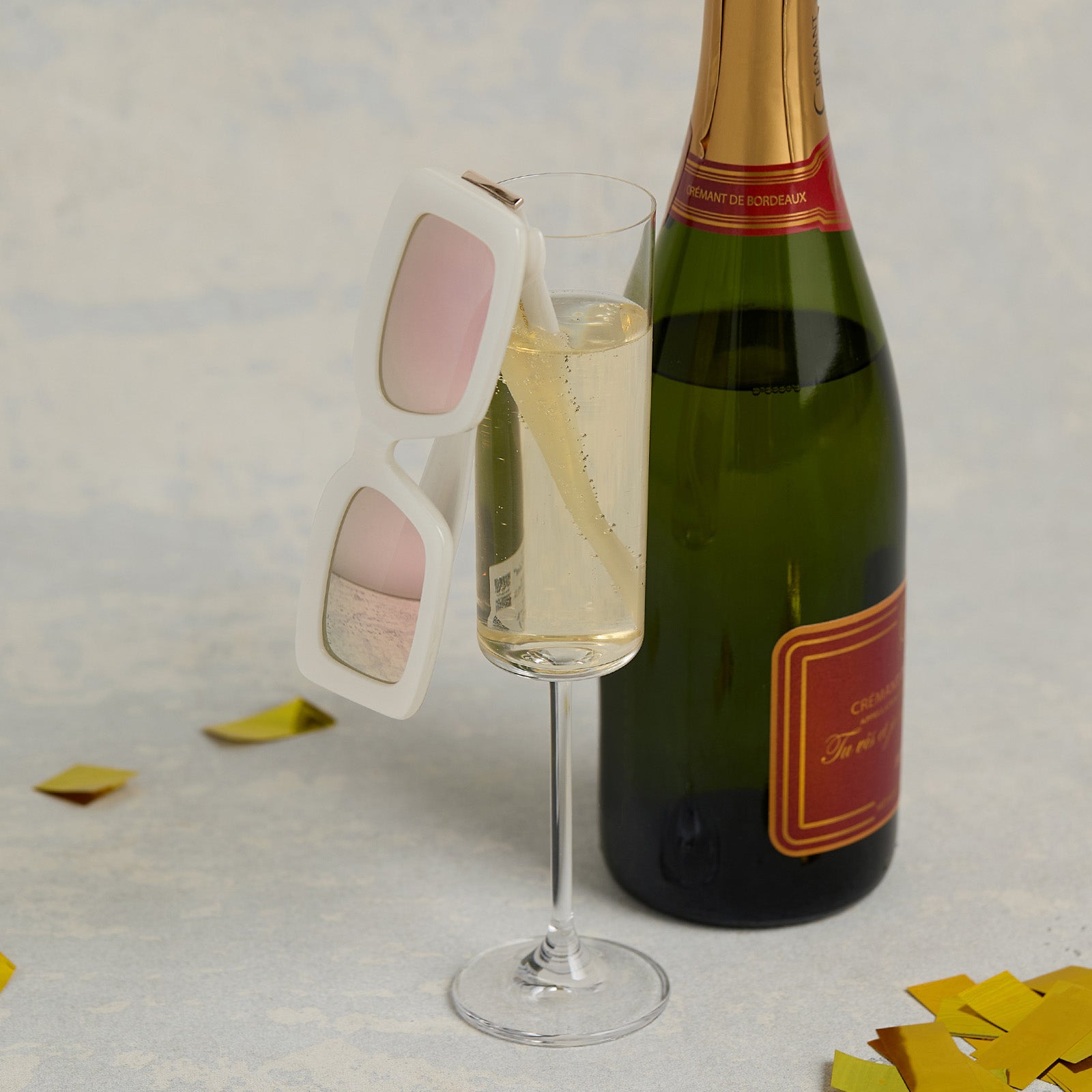 INDY - OPALINE + TAUPE MIRROR SUNGLASSES - Image 7