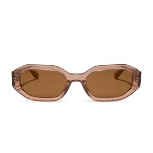 ALLEGRA - CAFÉ OLE + BROWN FLASH + POLARIZED SUNGLASSES