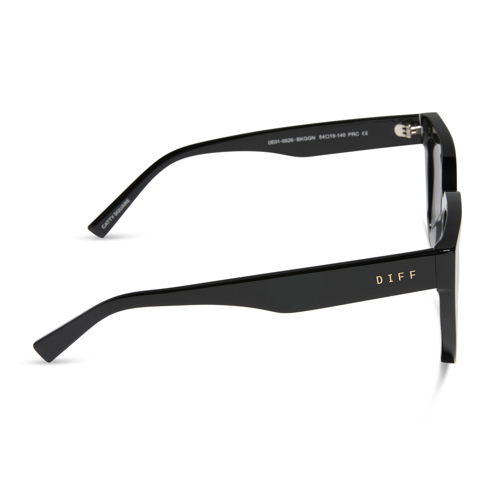 AMARA - BLACK + GREY GRADIENT SUNGLASSES - Image 3