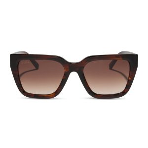 AMARA - SEQUOIA TORTOISE + BROWN GRADIENT SUNGLASSES