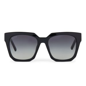 ARIANA - BLACK + GREY GRADIENT SUNGLASSES