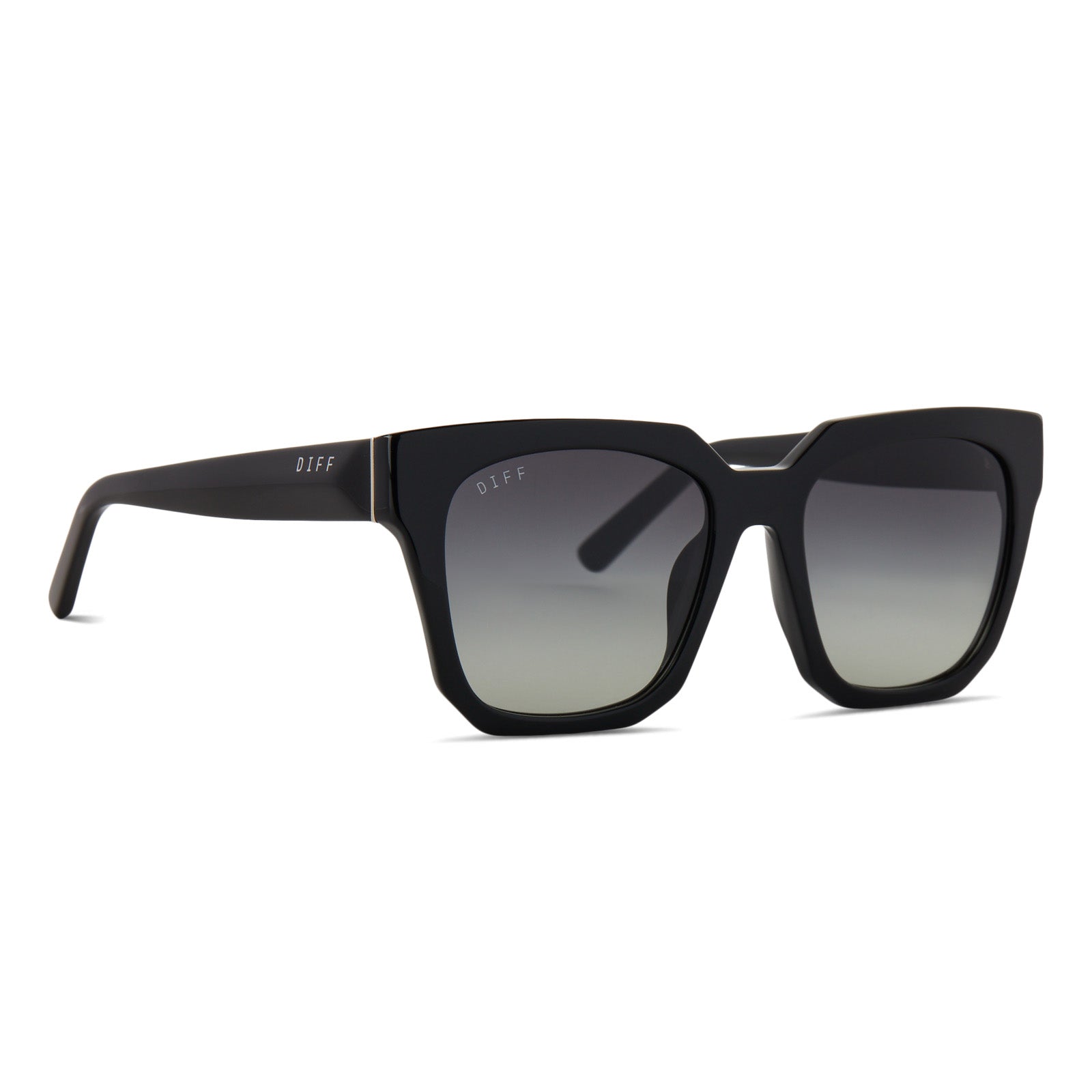 ARIANA - BLACK + GREY GRADIENT SUNGLASSES - Image 2