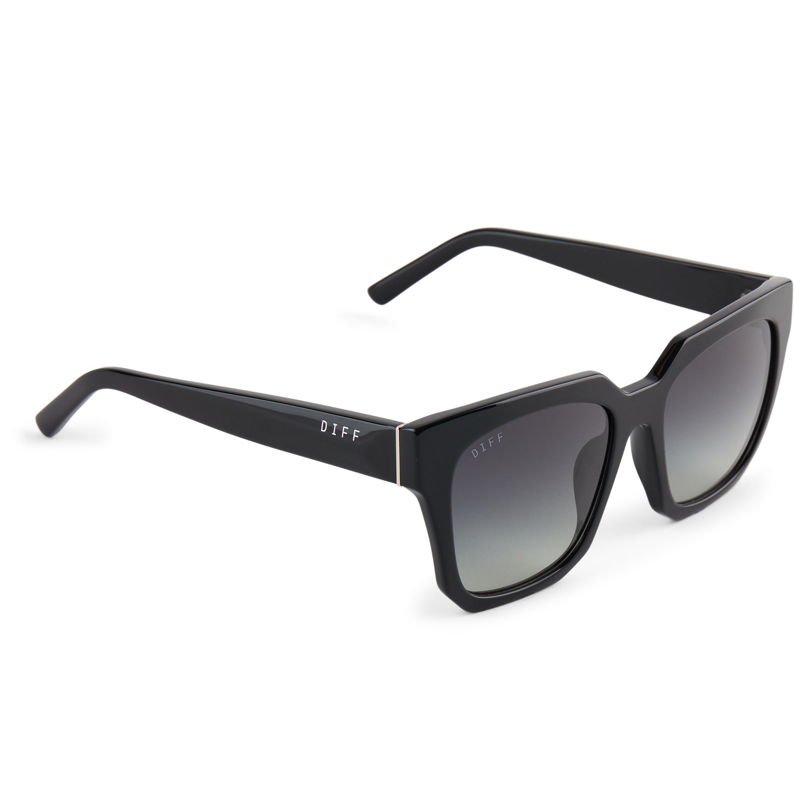 ARIANA - BLACK + GREY GRADIENT SUNGLASSES - Image 4