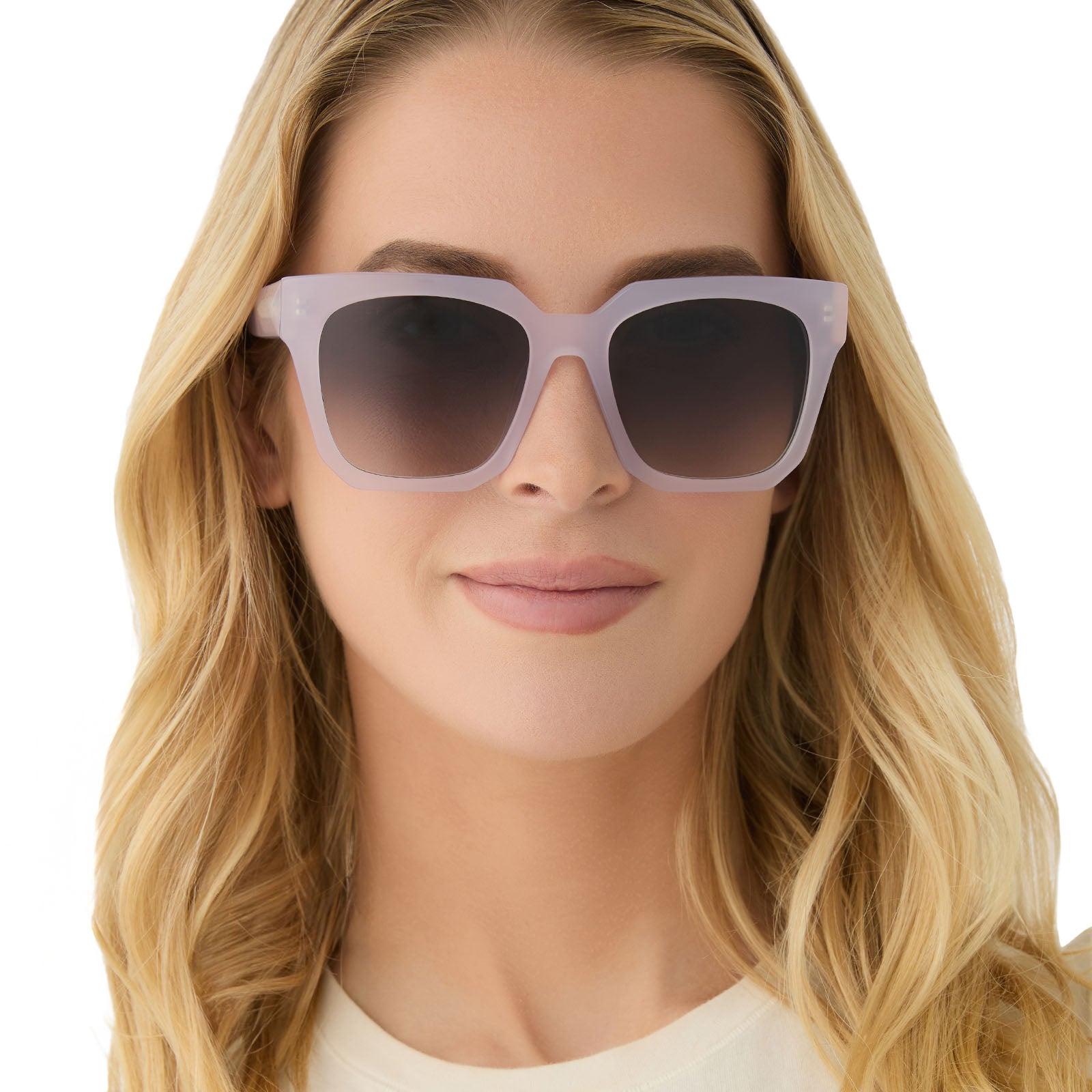 ARIANA - THISTLE + GREY GRADIENT SUNGLASSES - Image 5