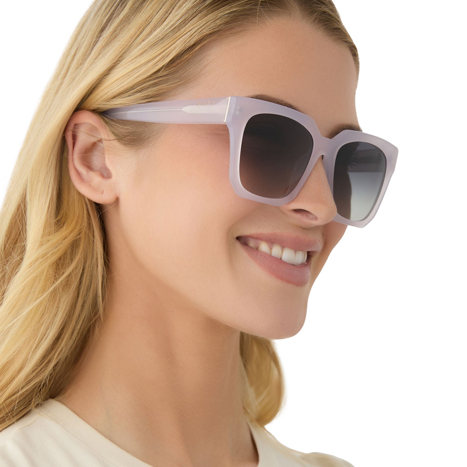 ARIANA - THISTLE + GREY GRADIENT SUNGLASSES - Image 6