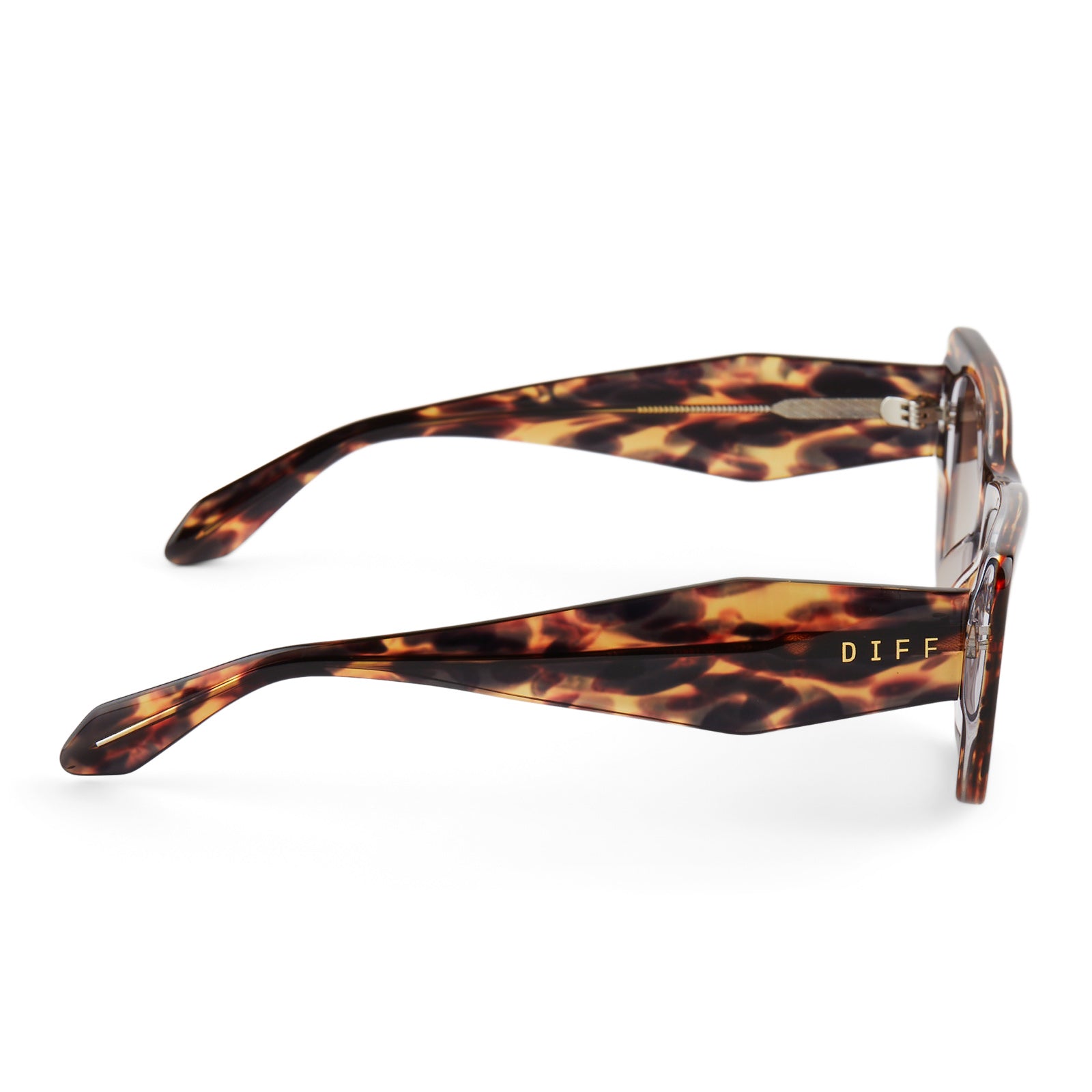 AURA - WILD TORTOISE + BROWN GRADIENT SUNGLASSES - Image 3