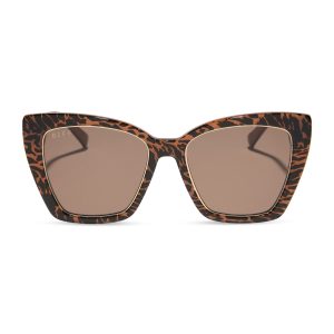 BECKY IV XS - ANIMAL + BROWN SUNGLASSES