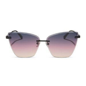 BECKY V - BLACK + TWILIGHT GRADIENT SUNGLASSES