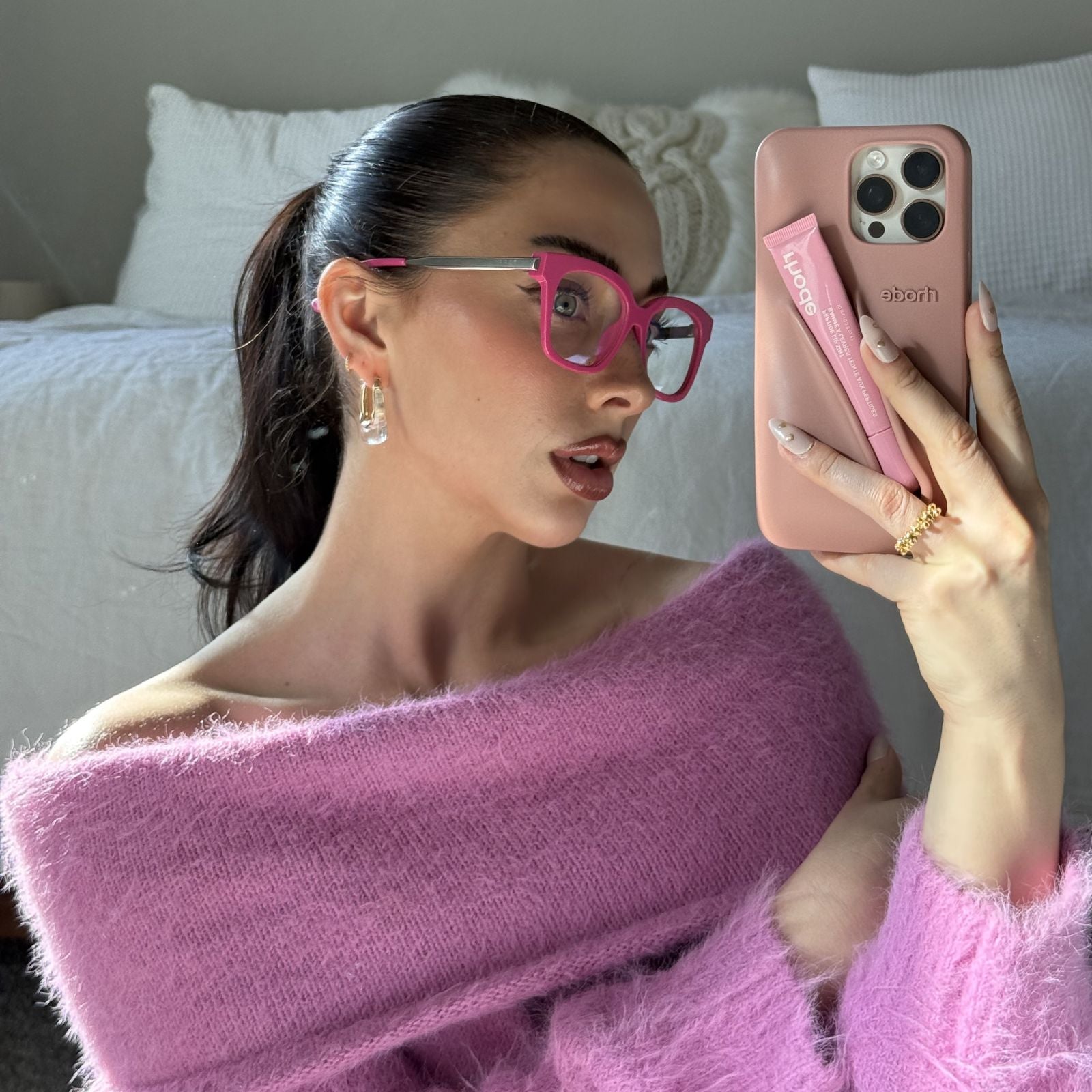 BELLA XS - BRIGHT PINK + GLASSES - Image 7