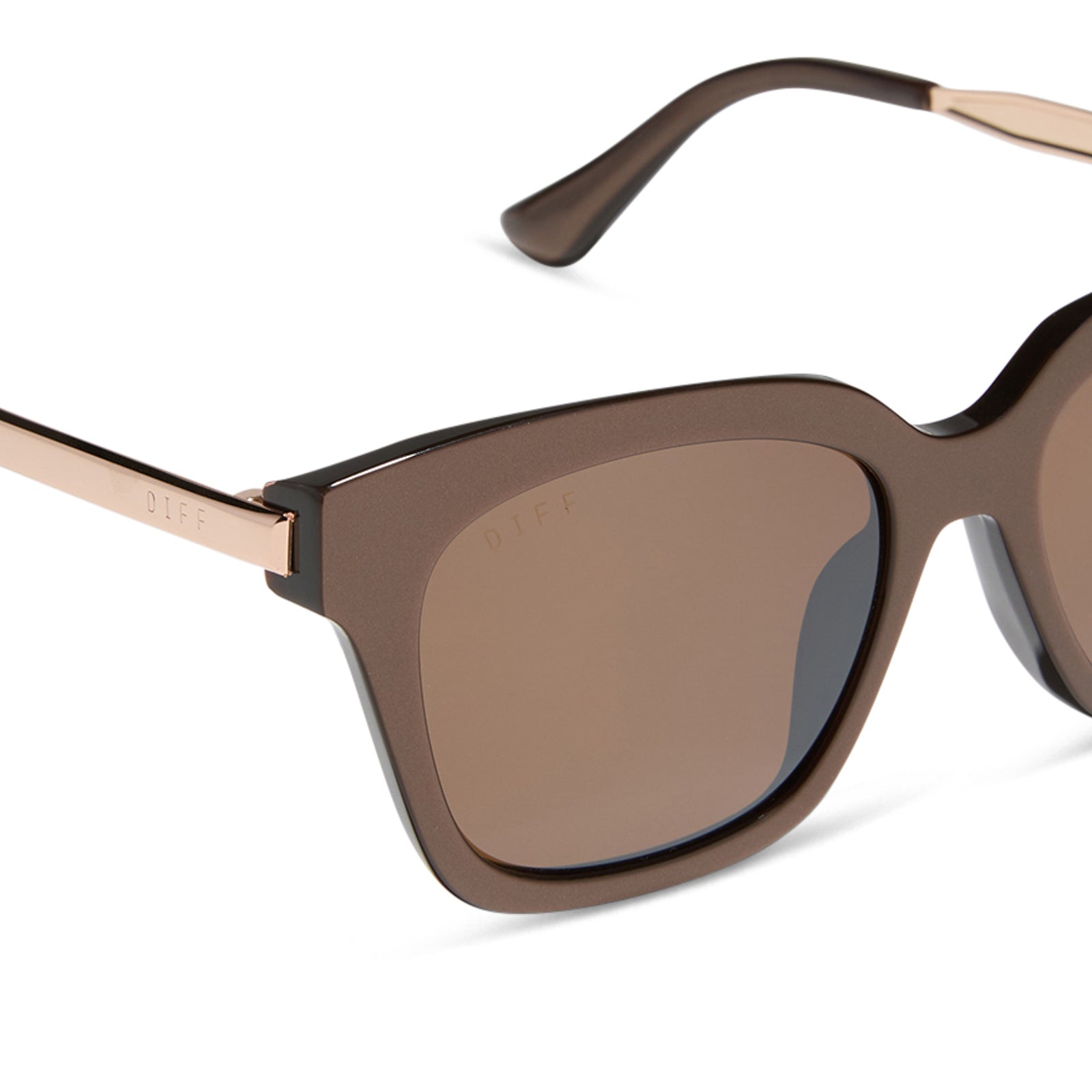 BELLA - MOSCOW MULE + BROWN W/ GOLD FLASH SUNGLASSES - Image 4