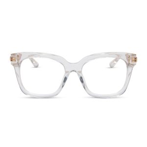 BELLA XS - CLEAR CRYSTAL + GOLD + GLASSES
