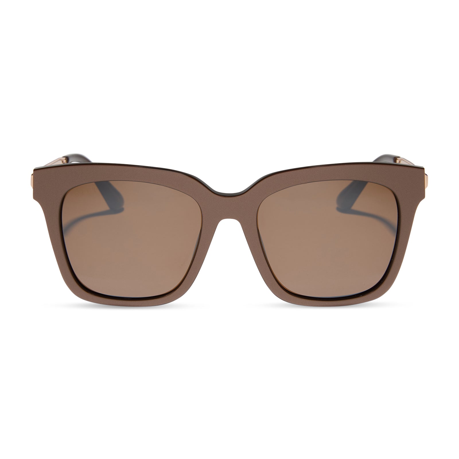 BELLA XS - MOSCOW MULE + BROWN W/ GOLD FLASH SUNGLASSES