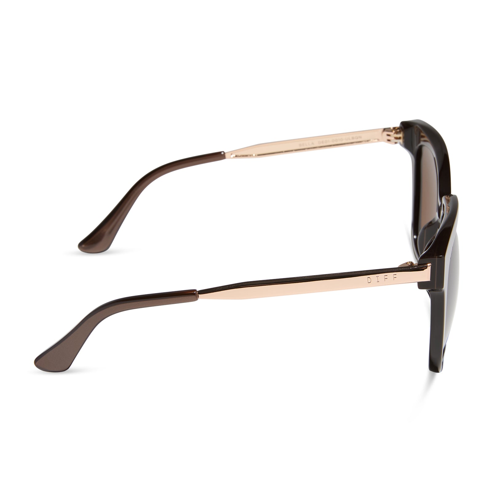 BELLA XS - MOSCOW MULE + BROWN W/ GOLD FLASH SUNGLASSES - Image 3