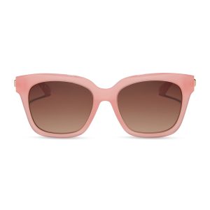 BELLA XS - PEACH + BROWN + POLARIZED SUNGLASSES