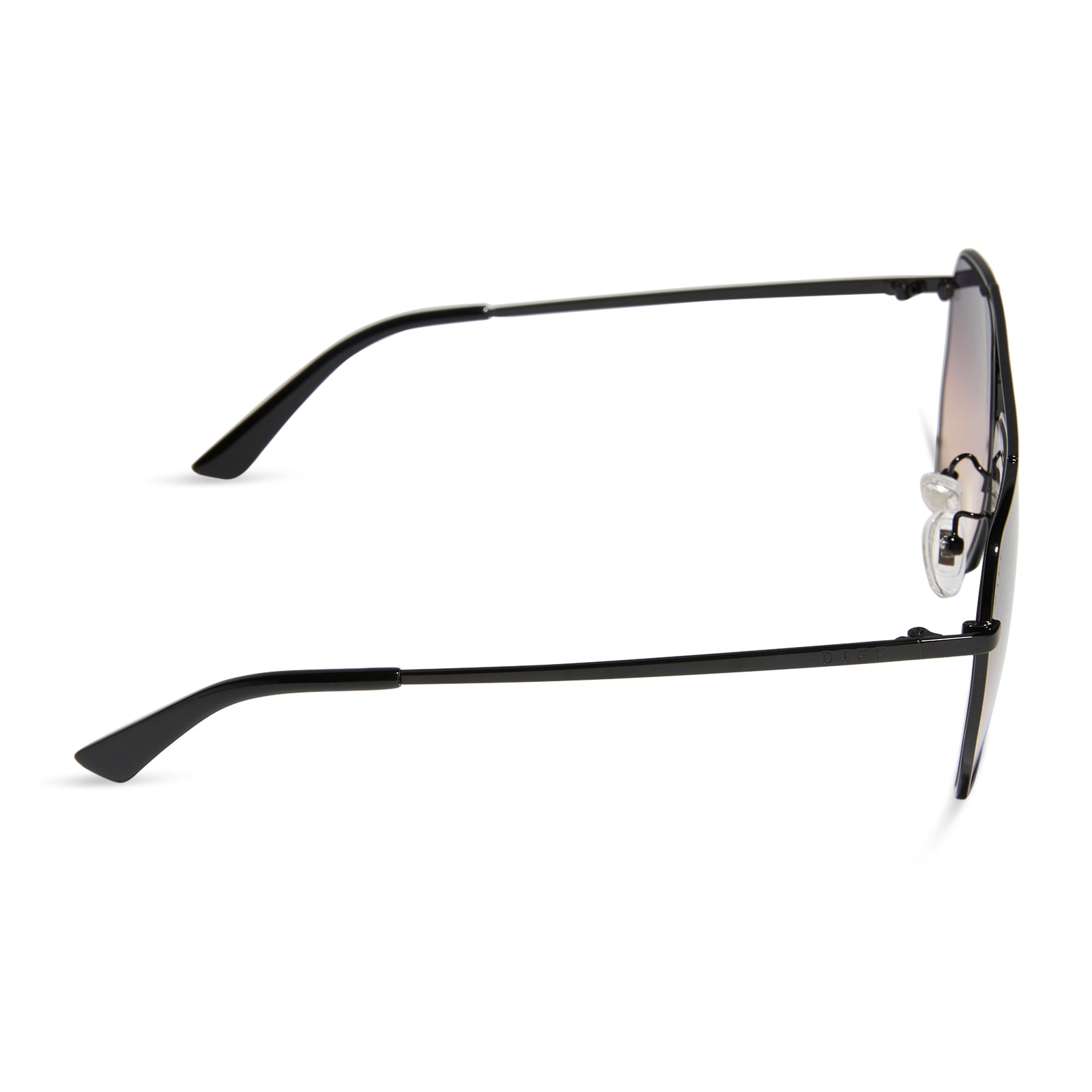 BERKELY - BLACK + TWILIGHT GRADIENT SUNGLASSES - Image 4