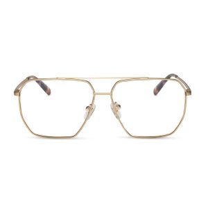 BERKELY - BRUSHED GOLD + GLASSES