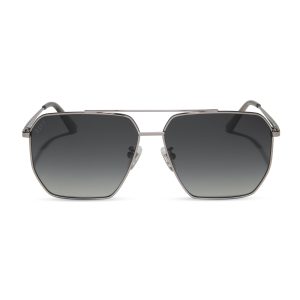 BERKELY - GUNMETAL + GREY GRADIENT + POLARIZED SUNGLASSES