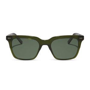 BILLIE - DARK OLIVE CRYSTAL + G15 + POLARIZED SUNGLASSES