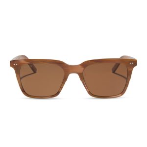 BILLIE - LONGHORN + BROWN + POLARIZED SUNGLASSES