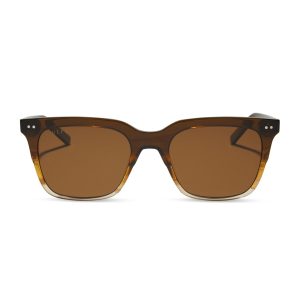 BILLIE XL - WHISKEY FADE + BROWN + POLARIZED SUNGLASSES