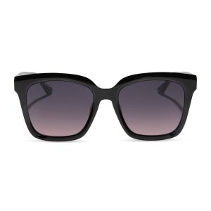BLYTHE - BLACK + IRIS GRADIENT SUNGLASSES