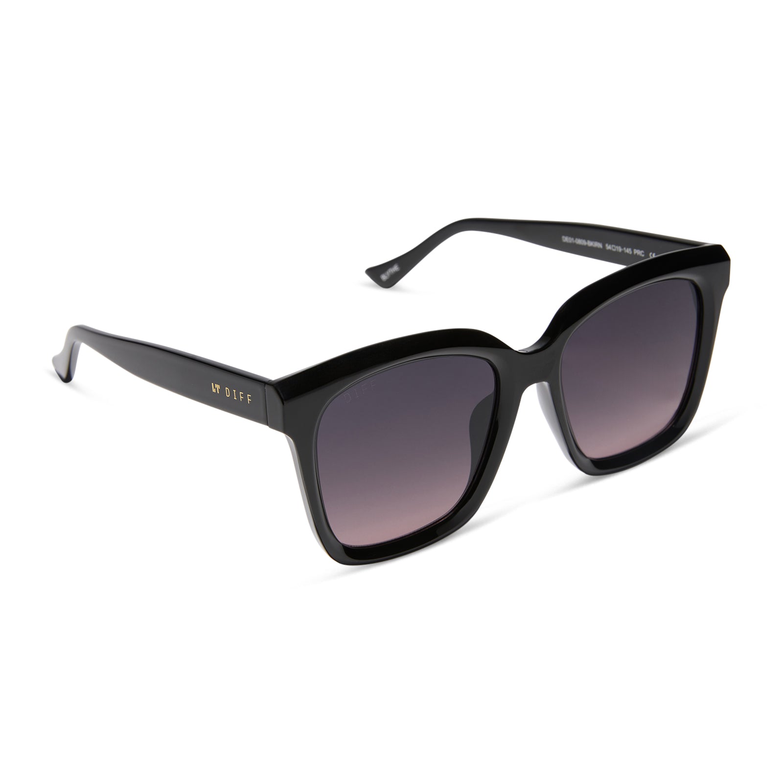 BLYTHE - BLACK + IRIS GRADIENT SUNGLASSES - Image 2