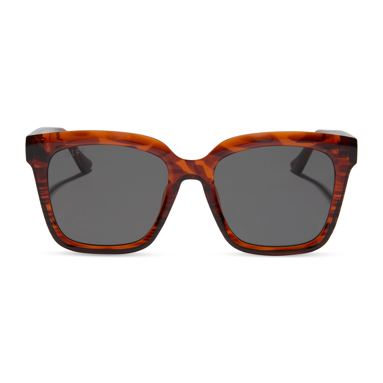 BLYTHE - MAHOGANY TORTOISE + GREY SUNGLASSES