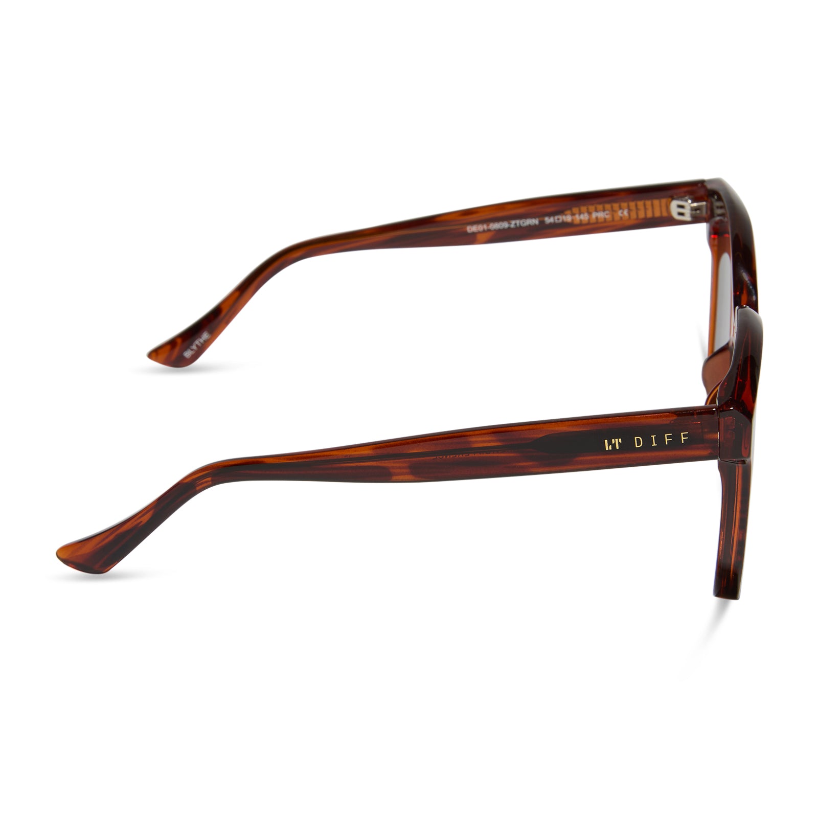 BLYTHE - MAHOGANY TORTOISE + GREY SUNGLASSES - Image 3