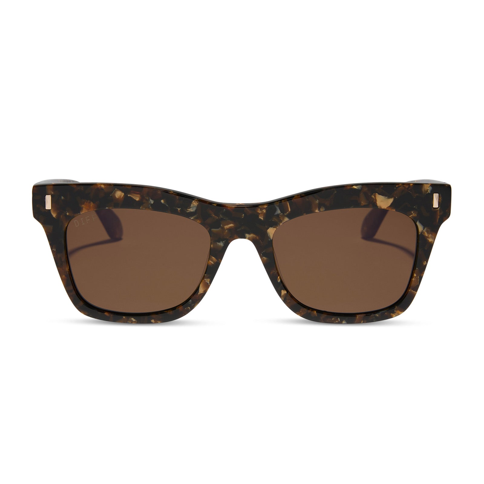 BRADLEY - GLITTER TORTOISE + BROWN + POLARIZED SUNGLASSES