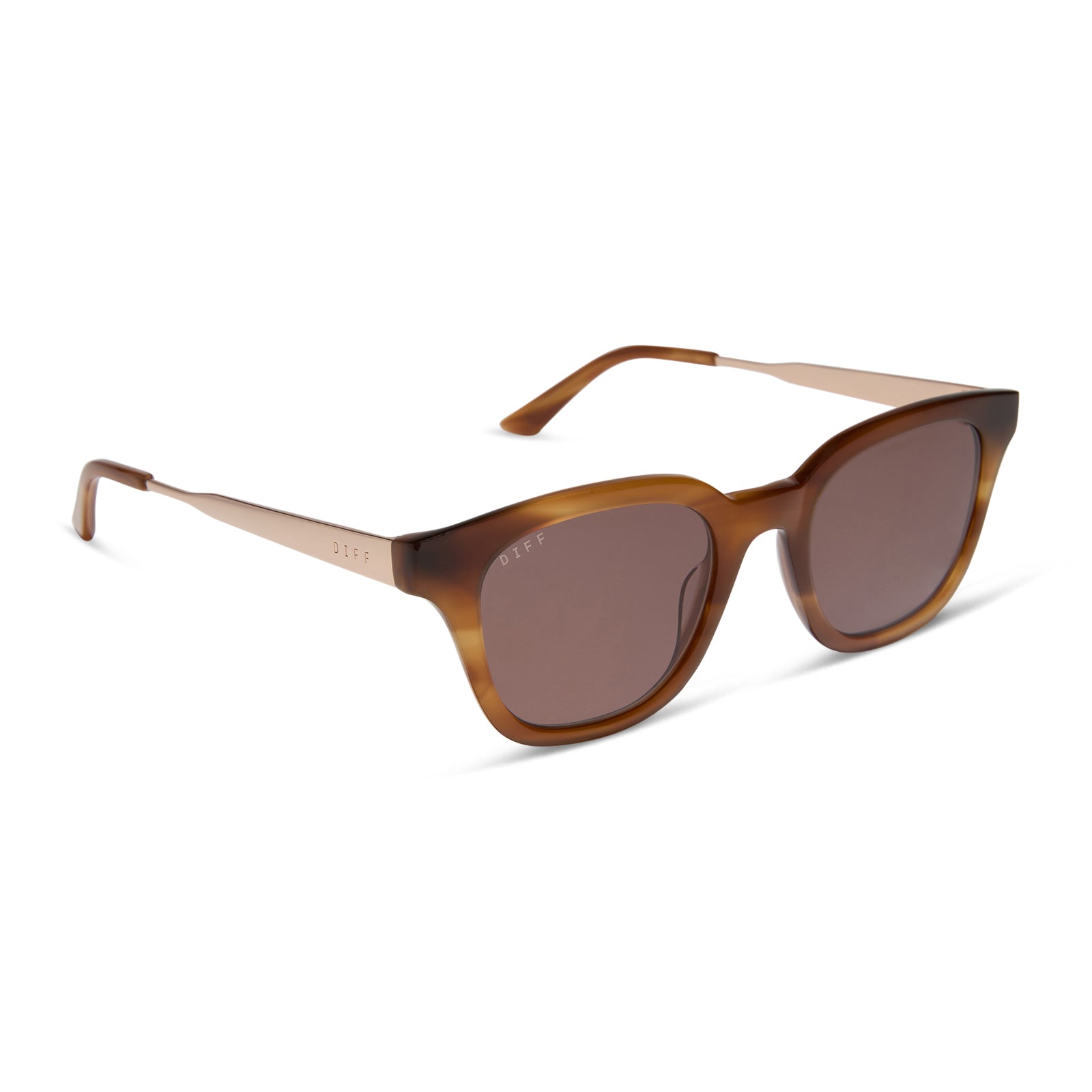 BRIDGET - TAWNY TORTOISE + BROWN SUNGLASSES - Image 2