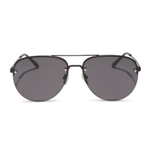 BROOKLYN - BLACK + GREY SUNGLASSES