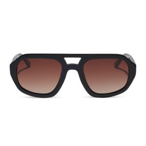 COLLINS - BLACK + BROWN GRADIENT + POLARIZED SUNGLASSES