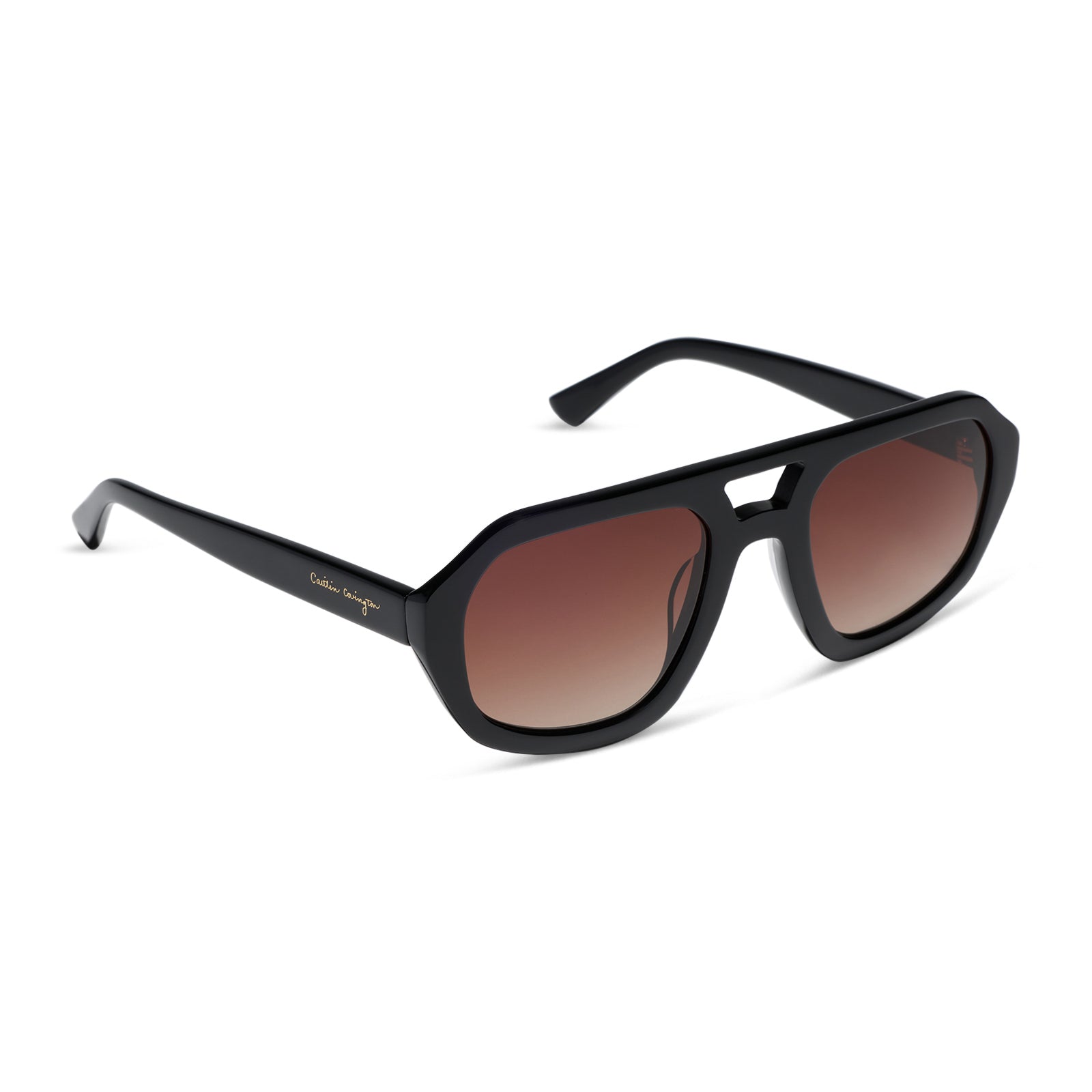 COLLINS - BLACK + BROWN GRADIENT + POLARIZED SUNGLASSES - Image 2