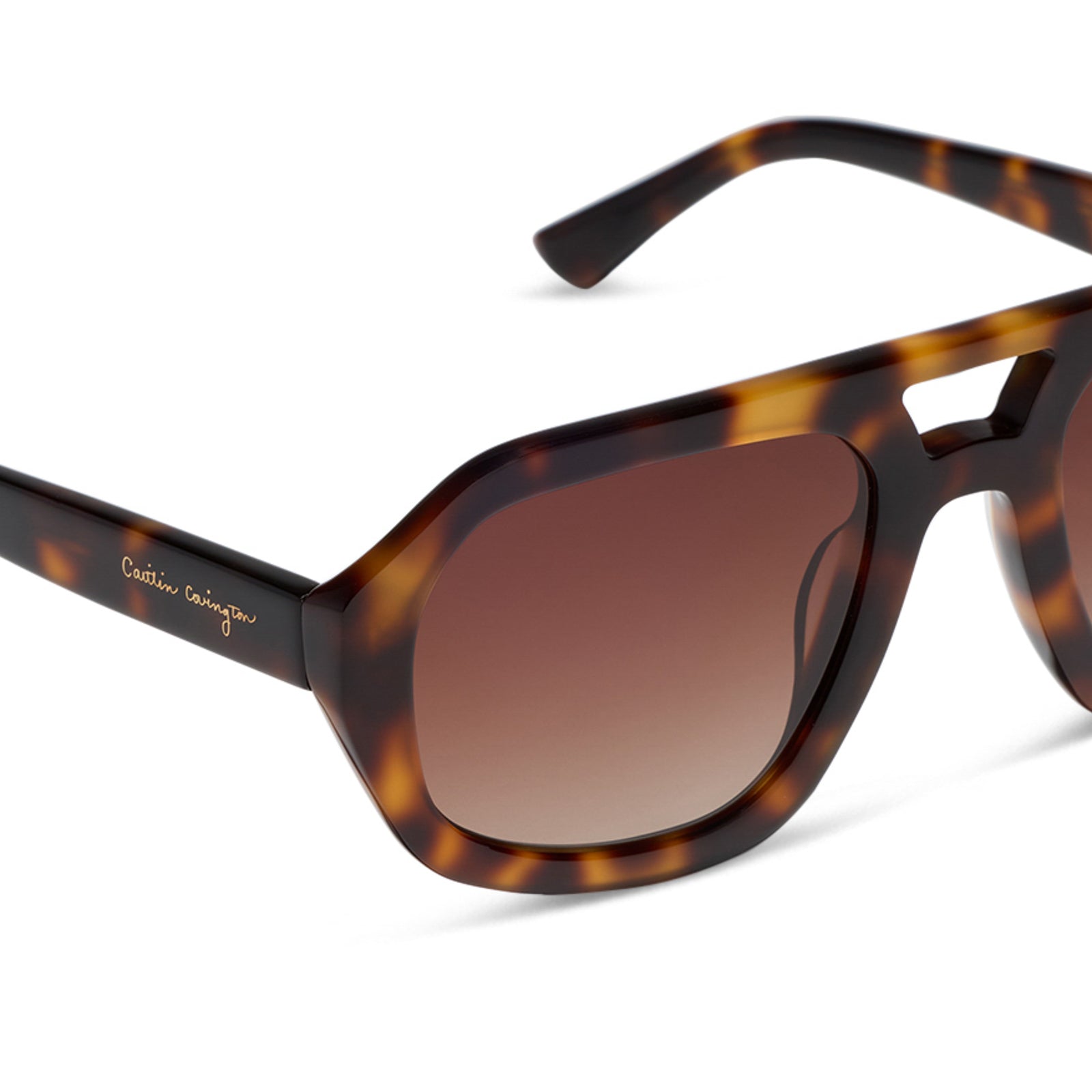 COLLINS - SPOTTED TORTOISE + BROWN GRADIENT + POLARIZED SUNGLASSES - Image 4