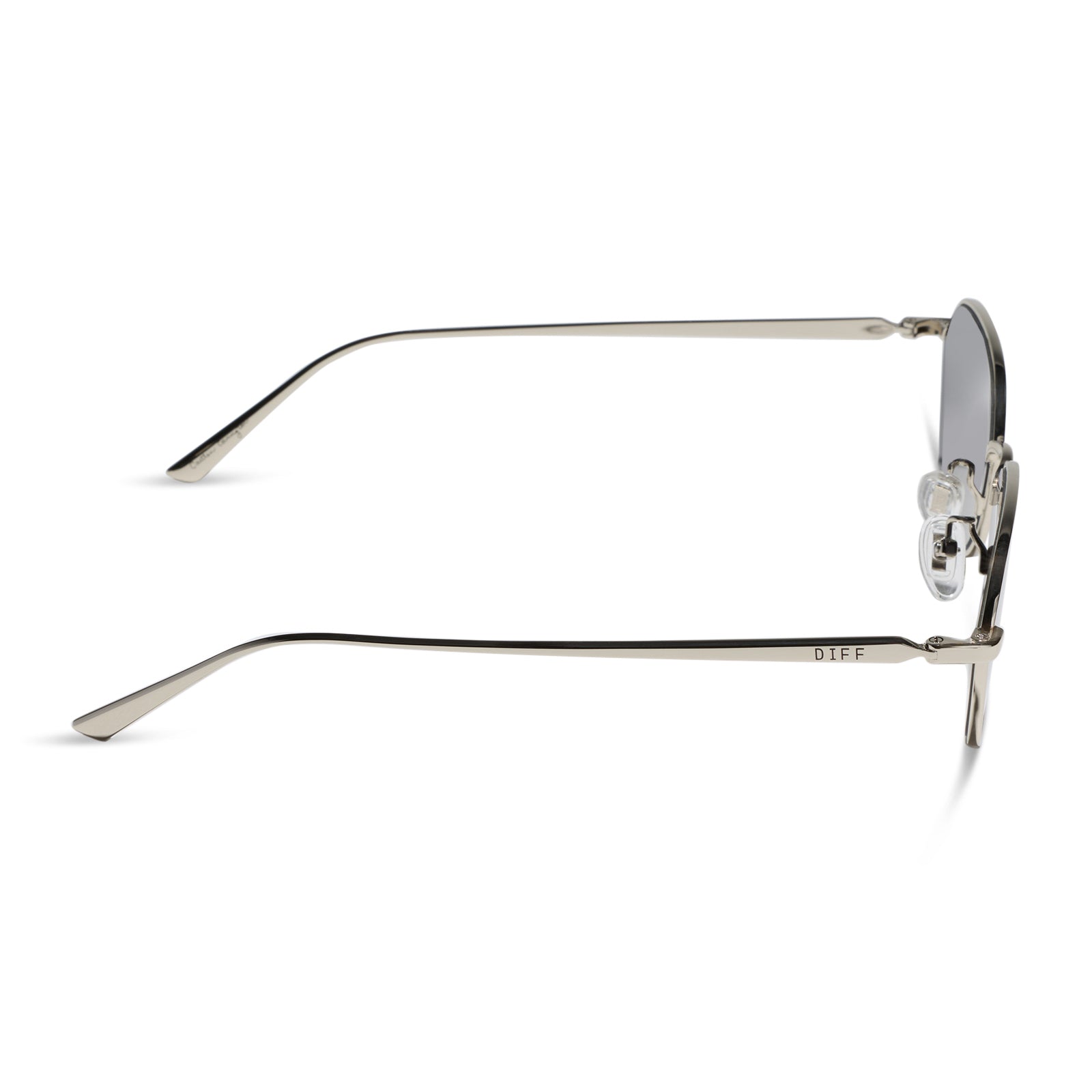 KENNEDY - SILVER + GREY GRADIENT + POLARIZED SUNGLASSES - Image 3