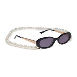 NANCY - BLACK + GREY + POLARIZED SUNGLASSES