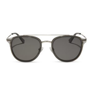 CAMDEN - BLACK SMOKE CRYSTAL + GREY + POLARIZED SUNGLASSES