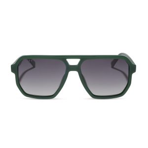 CAMERON - FAIRWAY GREEN + GREY GRADIENT + POLARIZED SUNGLASSES