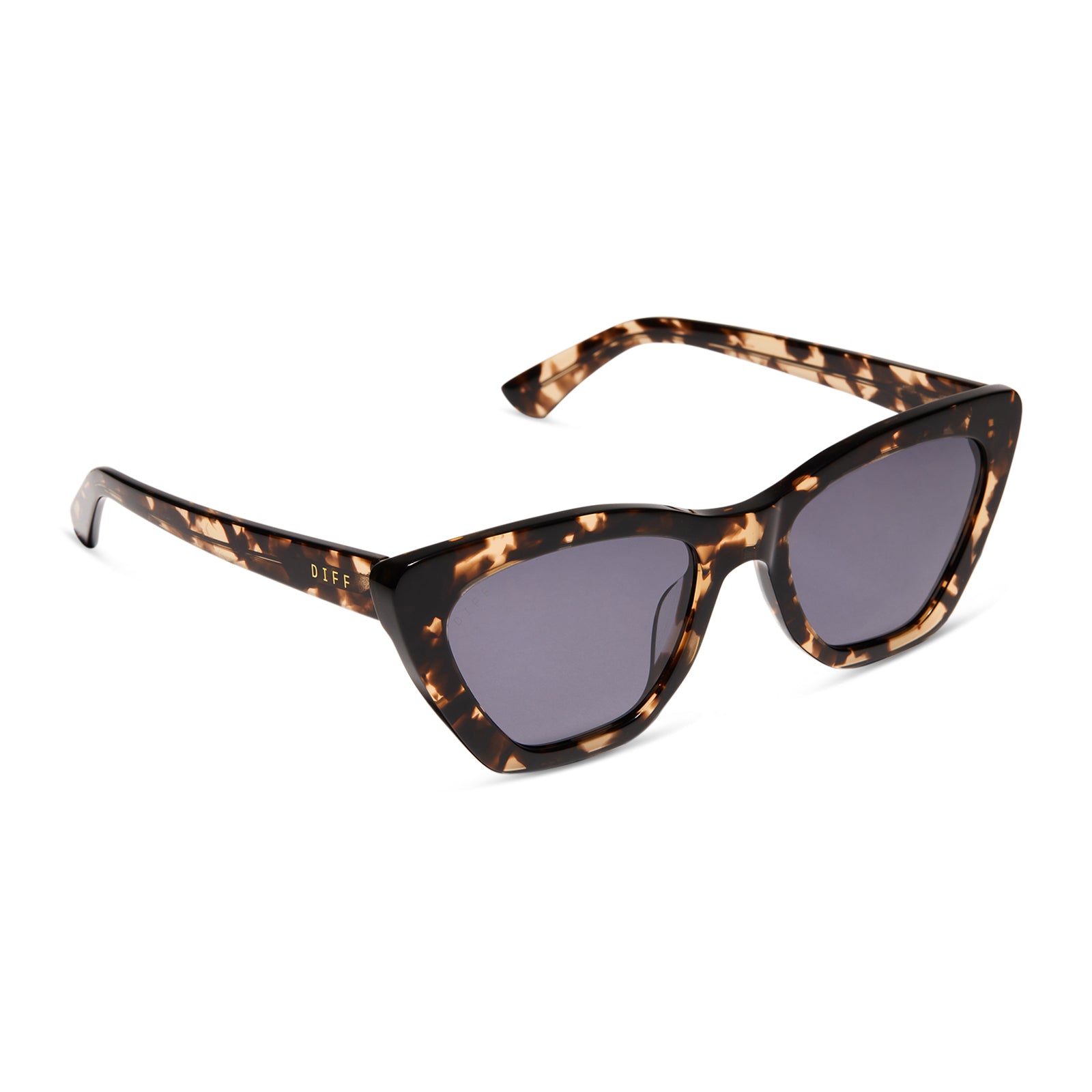 CAMILA - ESPRESSO TORTOISE + GREY SUNGLASSES - Image 2