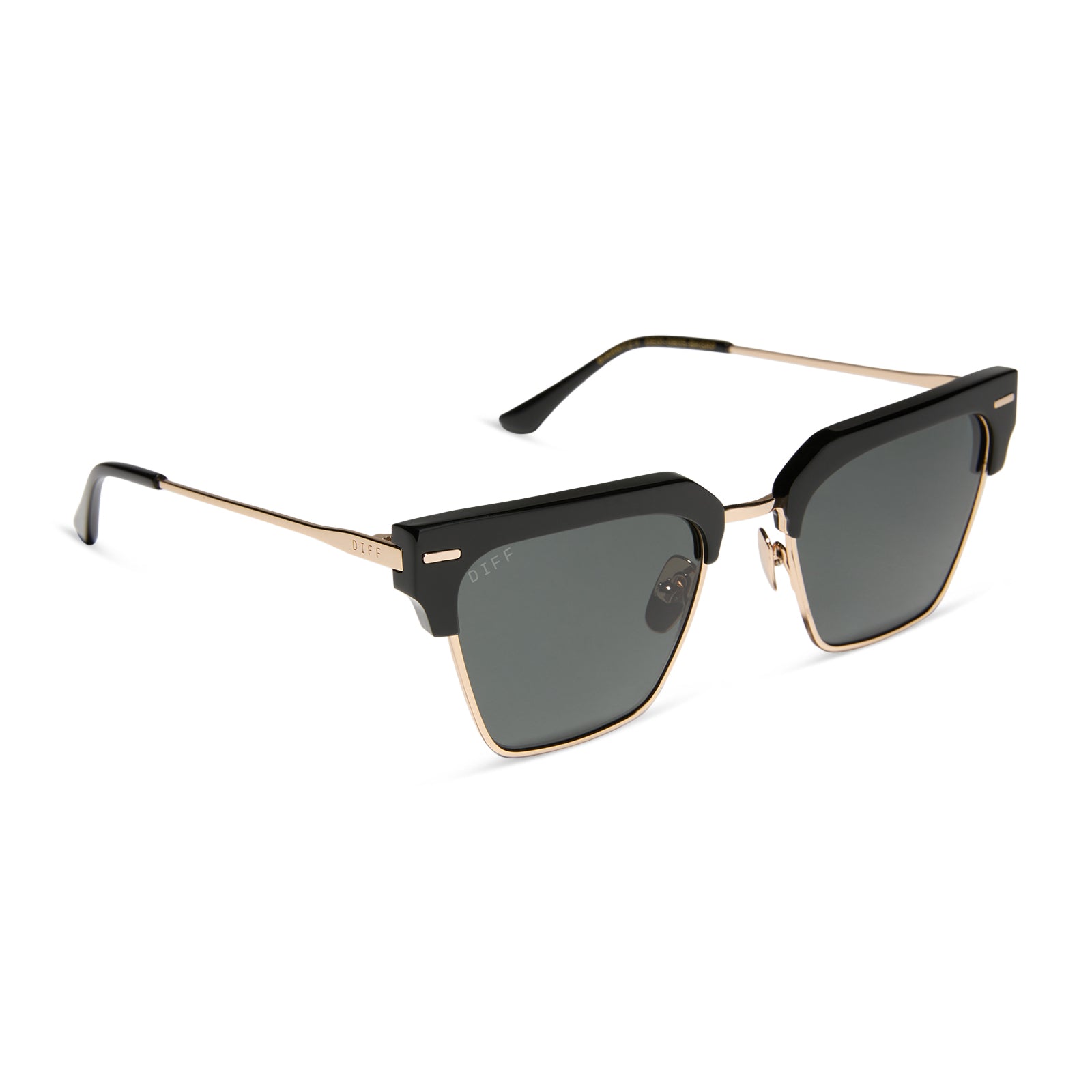 CAPRI - BLACK + GREY + POLARIZED SUNGLASSES - Image 2