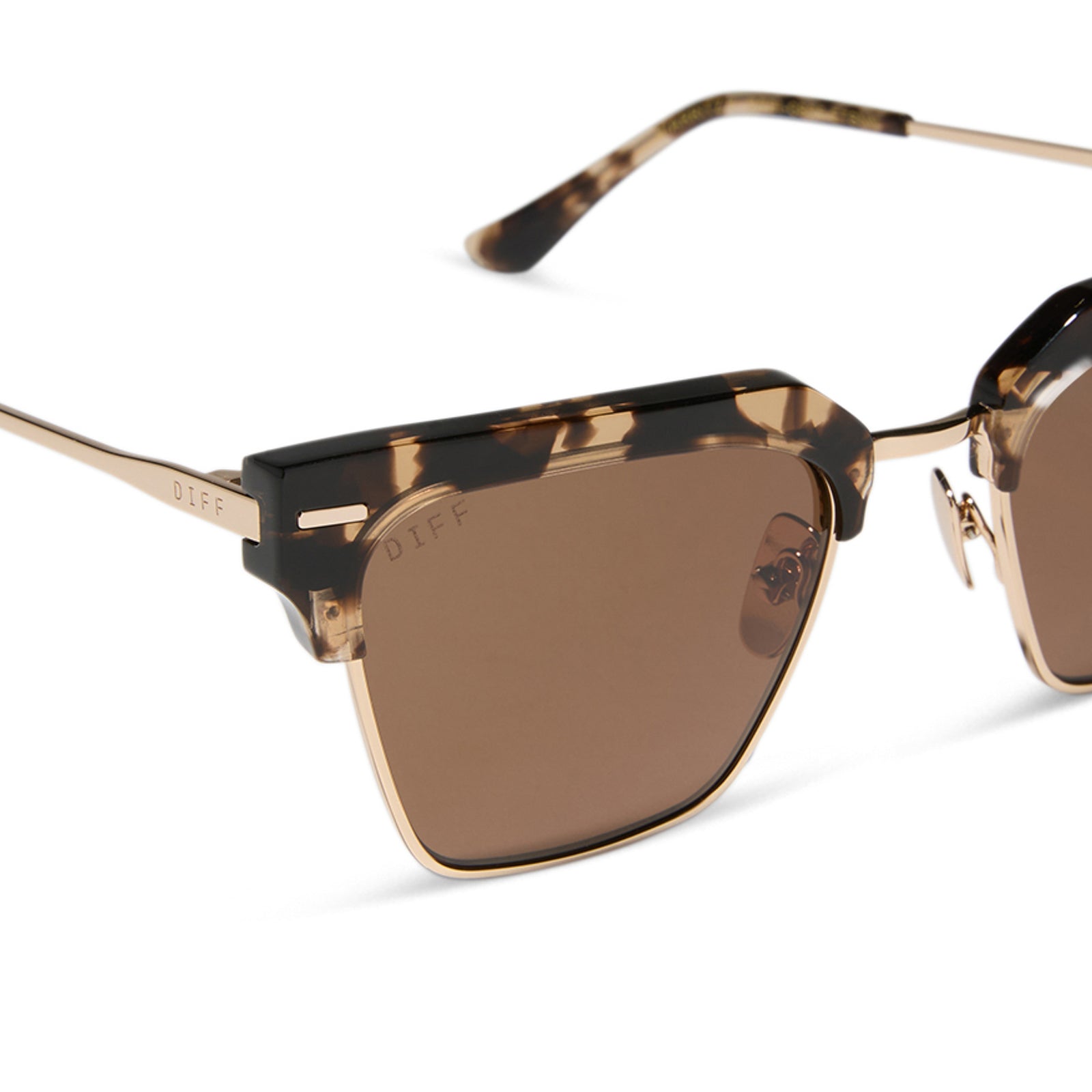 CAPRI - ESPRESSO TORTOISE + BROWN SUNGLASSES - Image 4
