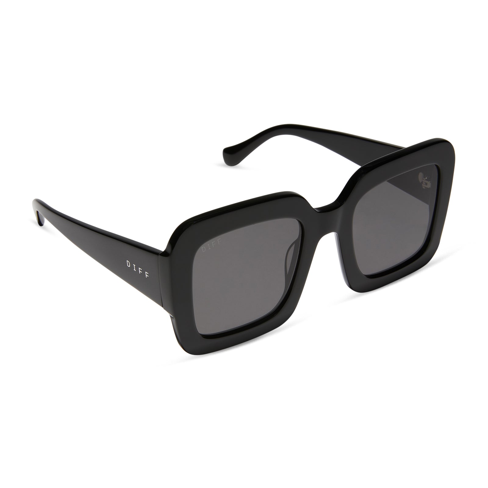 CHARISE - BLACK + GREY + POLARIZED SUNGLASSES - Image 2