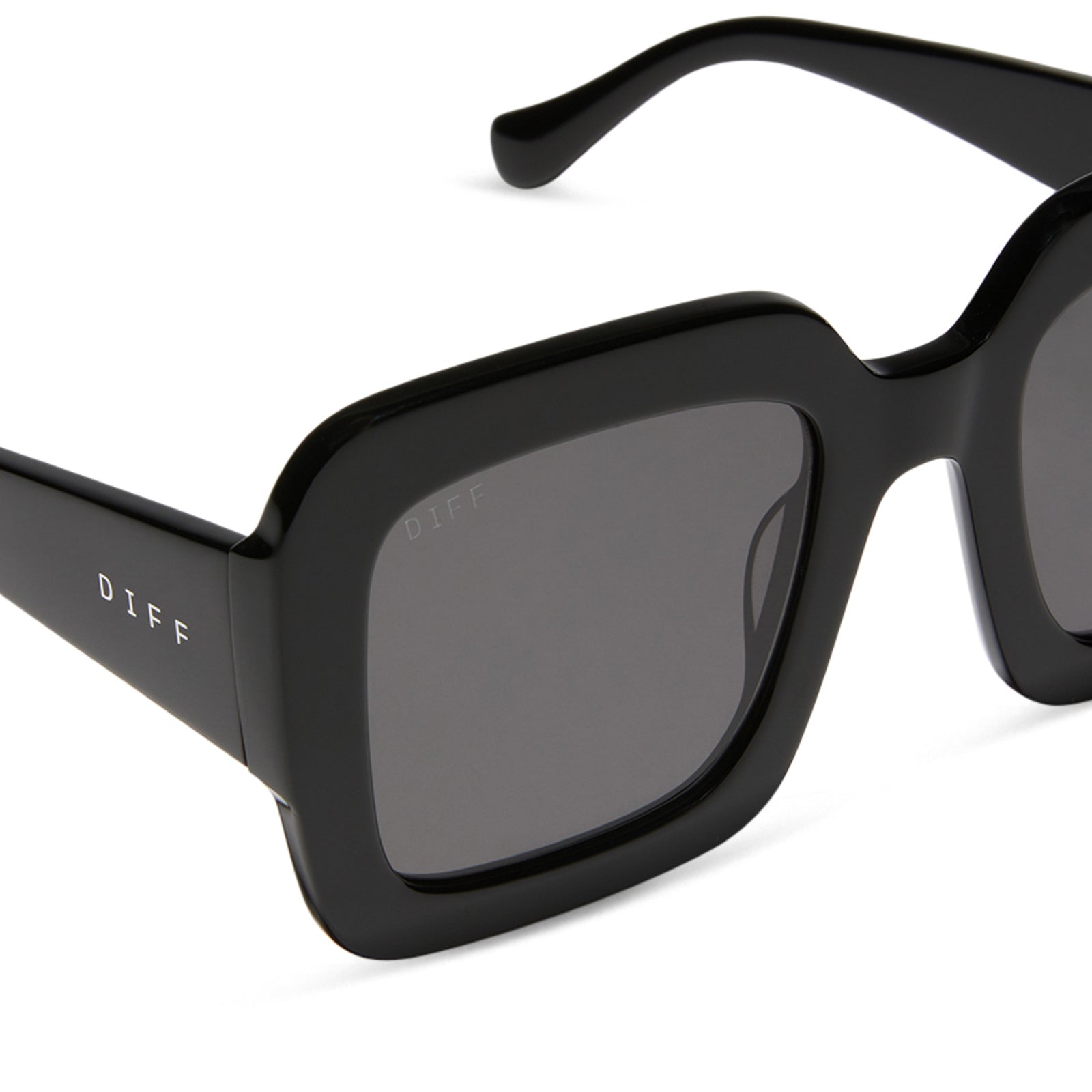 CHARISE - BLACK + GREY + POLARIZED SUNGLASSES - Image 4