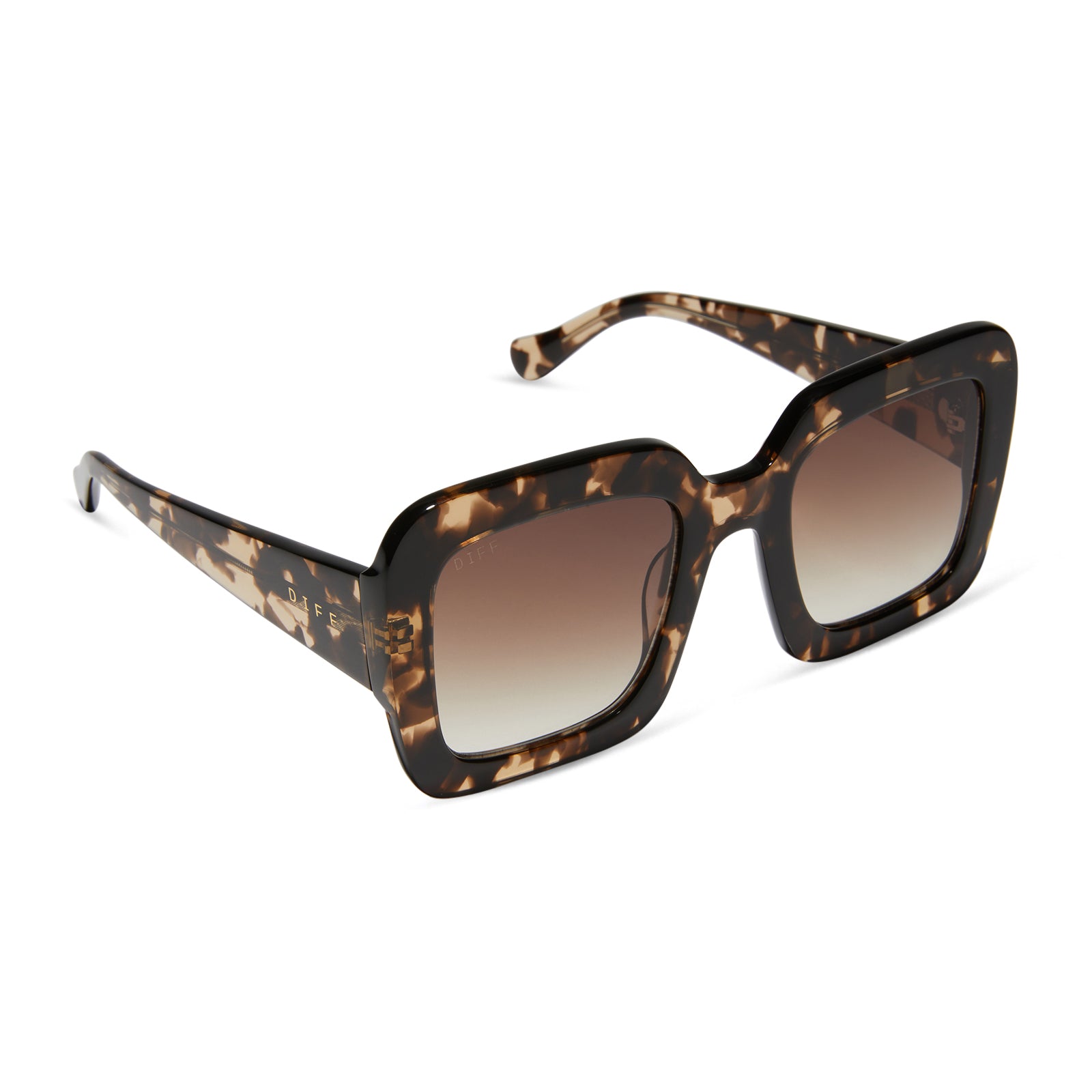 CHARISE - ESPRESSO TORTOISE + BROWN GRADIENT SUNGLASSES - Image 2
