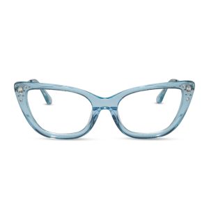 CINDERELLA - BLUE CRYSTAL GLITTER + GLASSES