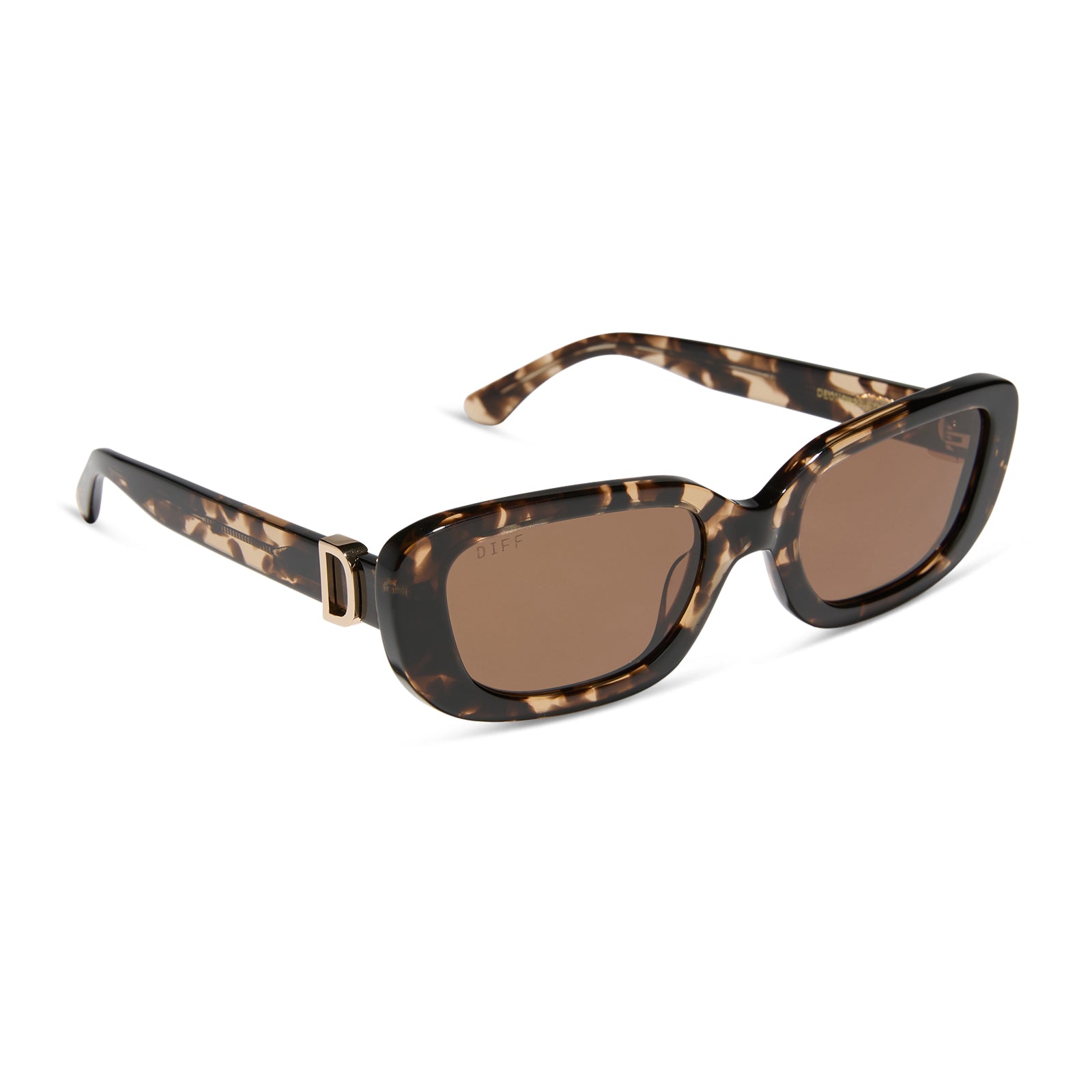 DAPHNE - ESPRESSO TORTOISE + METAL + BROWN + POLARIZED SUNGLASSES