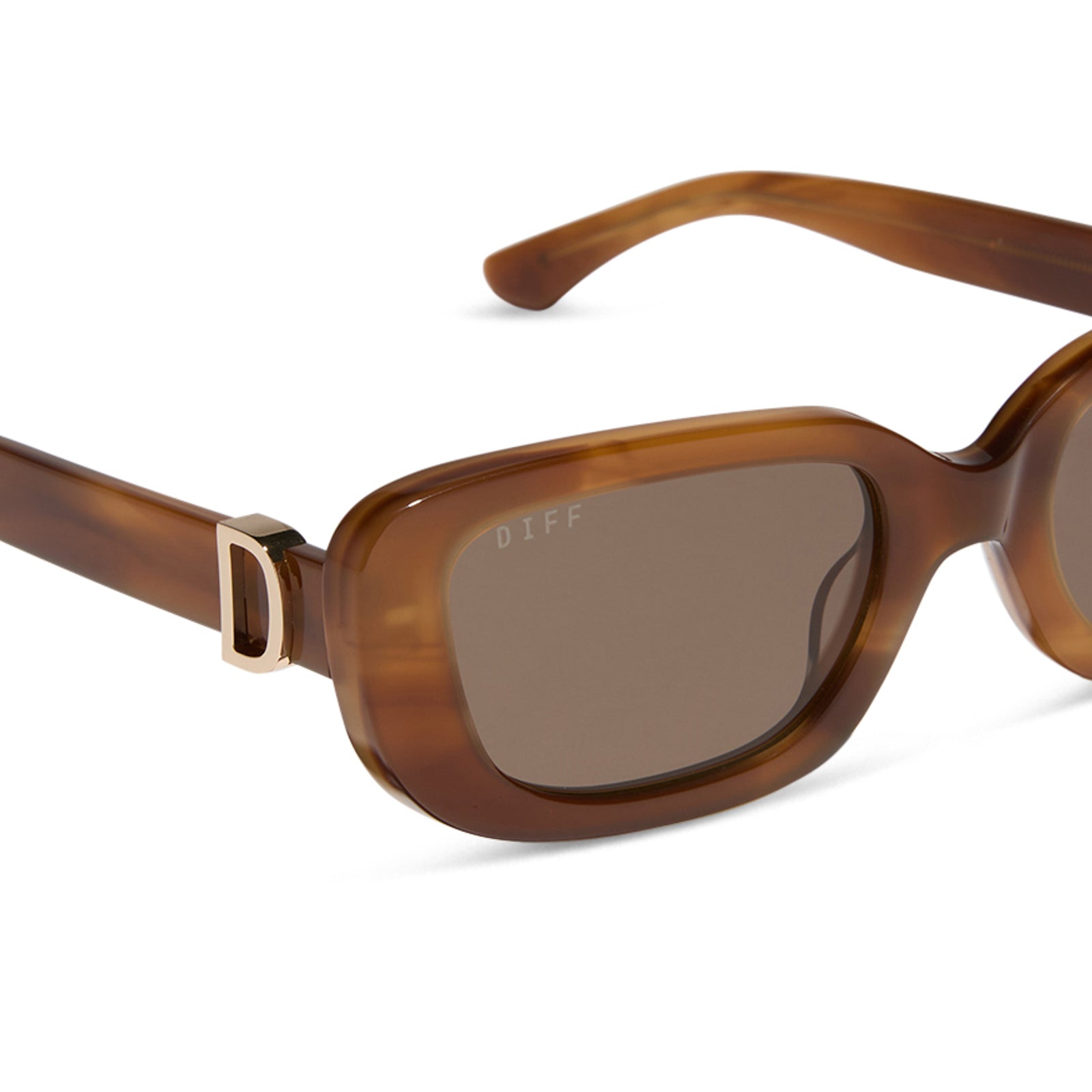 DAPHNE - TAWNY TORTOISE + BROWN + POLARIZED SUNGLASSES - Image 4