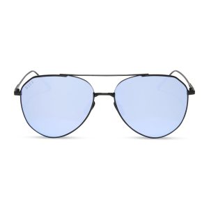 DASH XS - BLACK + LAVENDER MIRROR SUNGLASSES