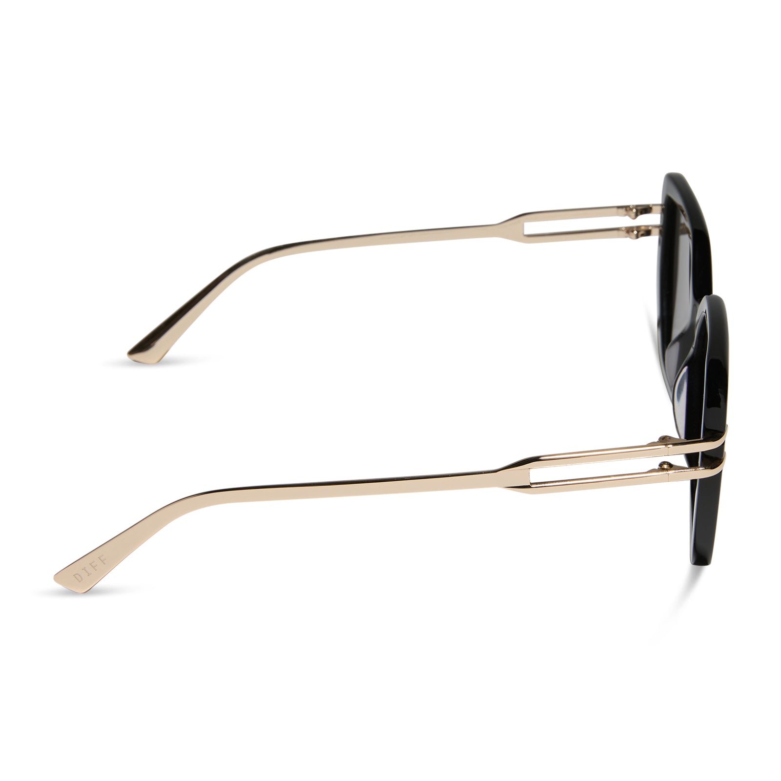 DASHA - BLACK + GREY SUNGLASSES - Image 3
