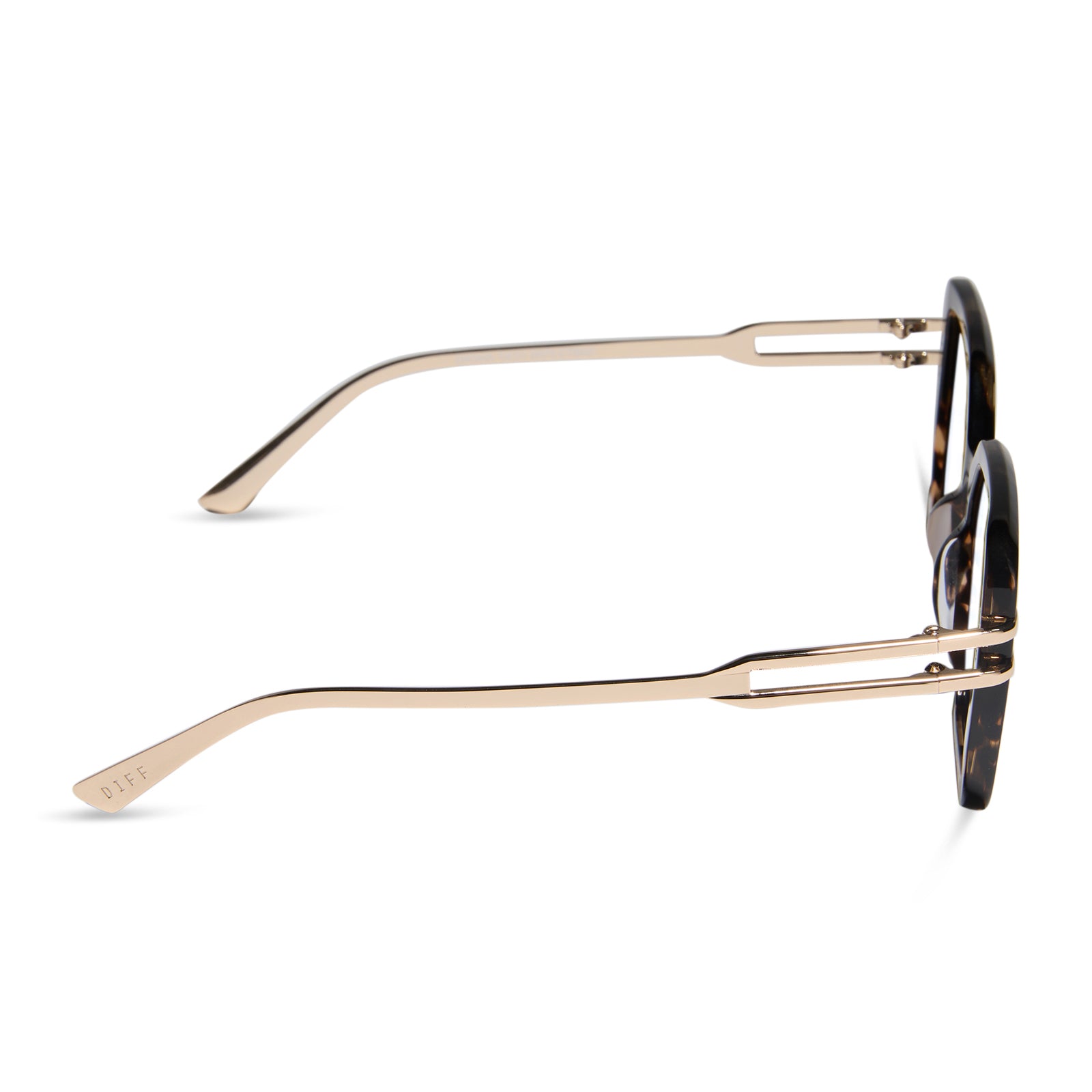 DASHA - ESPRESSO TORTOISE + GOLD + GLASSES - Image 3